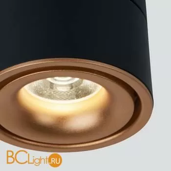 Спот Elektrostandard Klips DLR031 15W 4200K 3100 черный матовый/золото a050528 - Фото 1