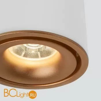 Спот Elektrostandard Klips DLR031 15W 4200K 3100 белый матовый/золото a050527 - Фото 1