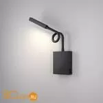 Настенный светильник Elektrostandard KNOB 40118/LED черный a058943 - Фото 1