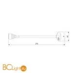 Бра Elektrostandard Kord MRL LED 1030 черный a040000 - Фото 1