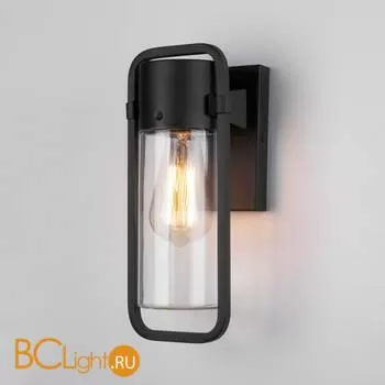 Уличный настенный светильник Elektrostandard Lab 35001/D черный a061043