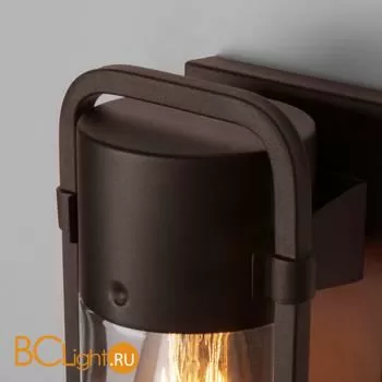 Уличный настенный светильник Elektrostandard Lab 35001/D коричневый a061044 - Фото 0