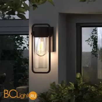 Уличный настенный светильник Elektrostandard Lab 35001/D коричневый a061044 - Фото 2