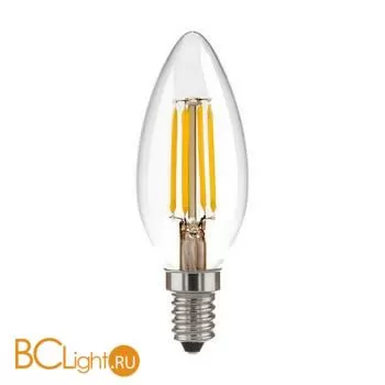 Филаментная светодиодная лампа Свеча C35 7W 3300K E14 (C35 прозрачный) Elektrostandard BLE1411 a049066 - Фото 0