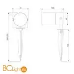 Уличный светильник Elektrostandard Landscape 35146/S черный a057942 - Фото 4