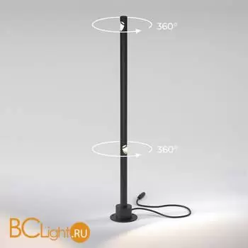 Садово-парковый фонарь Elektrostandard Latent new 35174/F черный a066696 - Фото 0