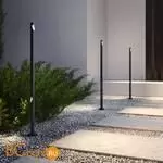 Садово-парковый фонарь Elektrostandard Latent new 35174/F черный a066696 - Фото 1