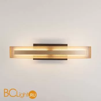 Настенный светильник Elektrostandard Lattice 40003/LED черный/золото a057419