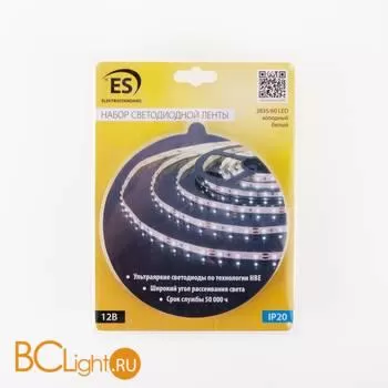 Светодиодная лента 2835 6500K 4.8Вт/м 60LED/м IP20 Elektrostandard a049837 - Фото 4