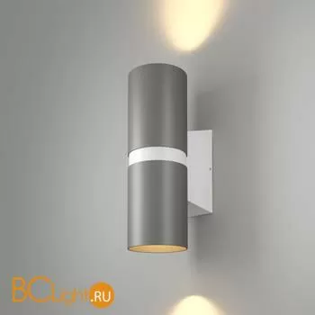 Уличный настенный светильник Elektrostandard Liberty LED 35124/U серый/белый a060098 - Фото 0