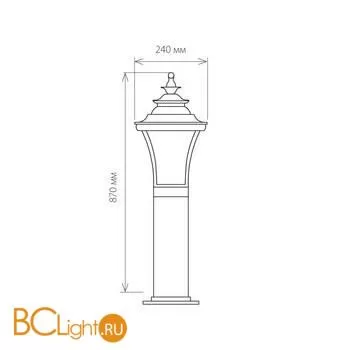 Садово-парковый фонарь Elektrostandard Libra GLXT-1408F a031913 - Фото 2