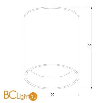 Спот Elektrostandard Light LED 35130/H черный a056229 - Фото 1