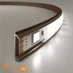 Гибкий алюминиевый профиль латунь/белый для светодиодной ленты Elektrostandard LL-2-ALP a053632