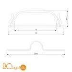 Гибкий алюминиевый профиль для светодиодной ленты Elektrostandard LL-2-ALP a043144 - Фото 1