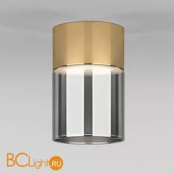 Спот Elektrostandard Lumen 25047/LED 10W 4000К латунь/дымчатый a064708