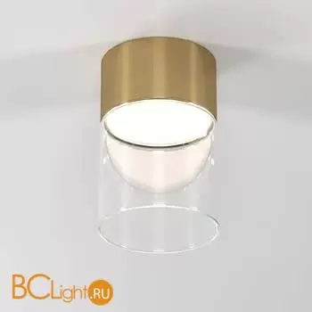 Спот Elektrostandard Lumen 25047/LED 10W 4000К латунь/прозрачный a064707 - Фото 0