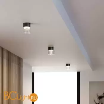 Спот Elektrostandard Lumen new 25047/LED 10W 4000К черный/прозрачный a064709 - Фото 1