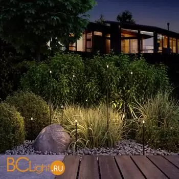 Садово-парковый фонарь Elektrostandard Lumos new 35168/S черный a066688 - Фото 0