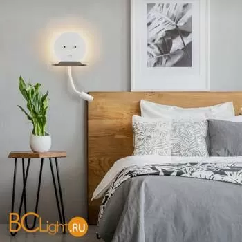 Бра Elektrostandard Lungo MRL LED 1017 белый a047876 - Фото 3