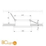 Встраиваемый светильник Elektrostandard Luss 25022/LED 5W 4200K BK черный a056767 - Фото 1