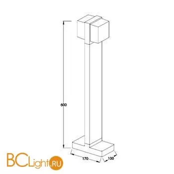 Садово-парковый фонарь Elektrostandard Maul 1520 TECHNO LED a048171 - Фото 2