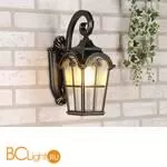 Уличный настенный светильник Elektrostandard Mira Mira D черное золото a025301