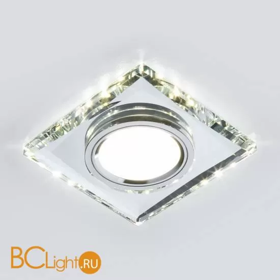 Встраиваемый светильник Elektrostandard mirror 2230 MR16 SL зеркальный/серебро a044299