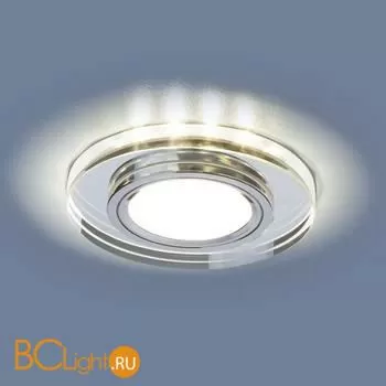 Встраиваемый светильник Elektrostandard mirror 2227 MR16 SL зеркальный/серебро a044294 - Фото 0