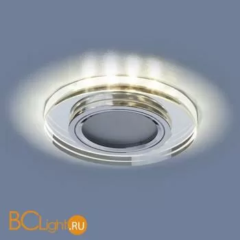 Встраиваемый светильник Elektrostandard mirror 2227 MR16 SL зеркальный/серебро a044294 - Фото 1