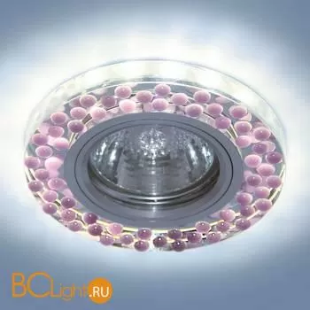 Встраиваемый светильник Elektrostandard Moray 2194 MR16 SL/VL зеркальный/фиолетовый a036818 - Фото 1