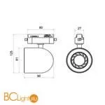 Трековый светильник Elektrostandard Ogma MRL 1005 a047371 - Фото 3