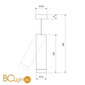 Спот Elektrostandard Oliver DLS022 9W 4200K белый матовый a045505 - Фото 3