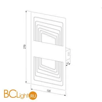 Бра Elektrostandard Onda MRL LED 1025 чёрный a051818 - Фото 3