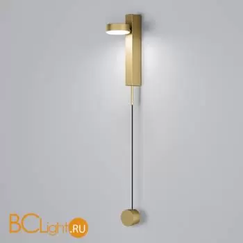 Настенный светильник Elektrostandard Orco new 40112/LED латунь a066405 - Фото 1