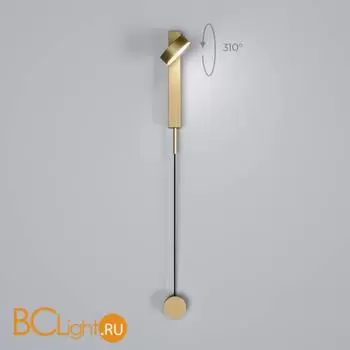 Настенный светильник Elektrostandard Orco new 40112/LED латунь a066405 - Фото 0