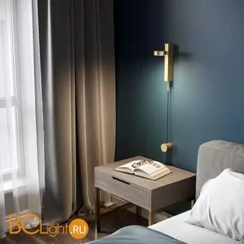 Настенный светильник Elektrostandard Orco new 40112/LED латунь a066405 - Фото 3