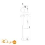 Бра Elektrostandard Orco 40112/LED черный a057590 - Фото 2