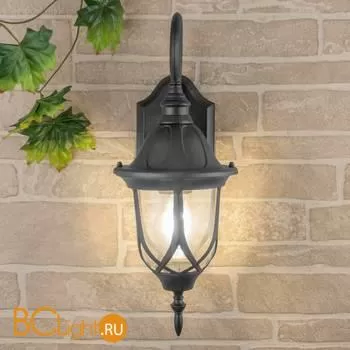 Уличный настенный светильник Elektrostandard Orion черный a025002 - Фото 0