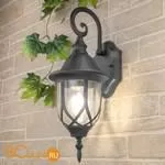 Уличный настенный светильник Elektrostandard Orion черный a025002 - Фото 1