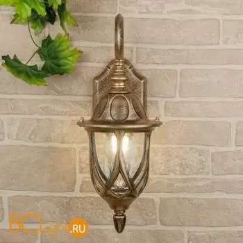 Уличный настенный светильник Elektrostandard Orion Orion черное золото a025001 - Фото 0