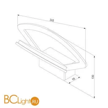  Настенный светодиодный светильник Elektrostandard Pavo MRL LED 1009 белый - Фото 3