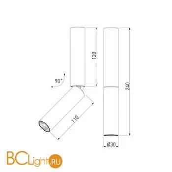 Спот Elektrostandard Pika 25029/LED 6W 4200K чёрный a061109 - Фото 2