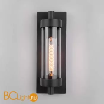 Уличный настенный светильник Elektrostandard Pipe 35151/D чёрный a058261 - Фото 1