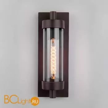 Уличный настенный светильник Elektrostandard Pipe 35151/D коричневый a058496 - Фото 1