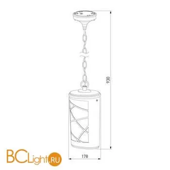 Уличный подвесной светильник Elektrostandard Premier GL 1017H a039857 - Фото 2