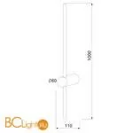 Настенный светильник Elektrostandard Riffe MRL LED 1121 черный a061491 - Фото 1