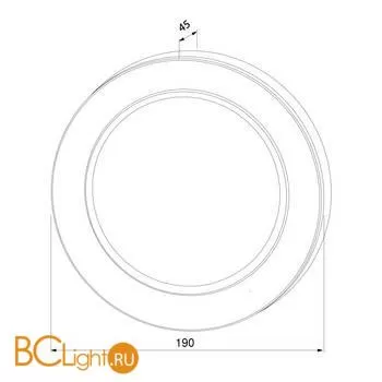 Настенный светильник Elektrostandard Rim LTB52 белый a048714 - Фото 4