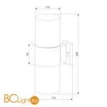 Уличный настенный светильник Elektrostandard Roil 35125/D a055636 - Фото 6