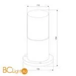 Ландшафтный светильник Elektrostandard Roil чёрный/дымчатый плафон IP54 35125/S a055632 - Фото 3