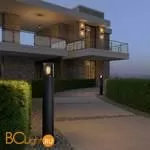 Ландшафтный светильник Elektrostandard Roil IP54 чёрный/дымчатый плафон 35125/F a055638 - Фото 1